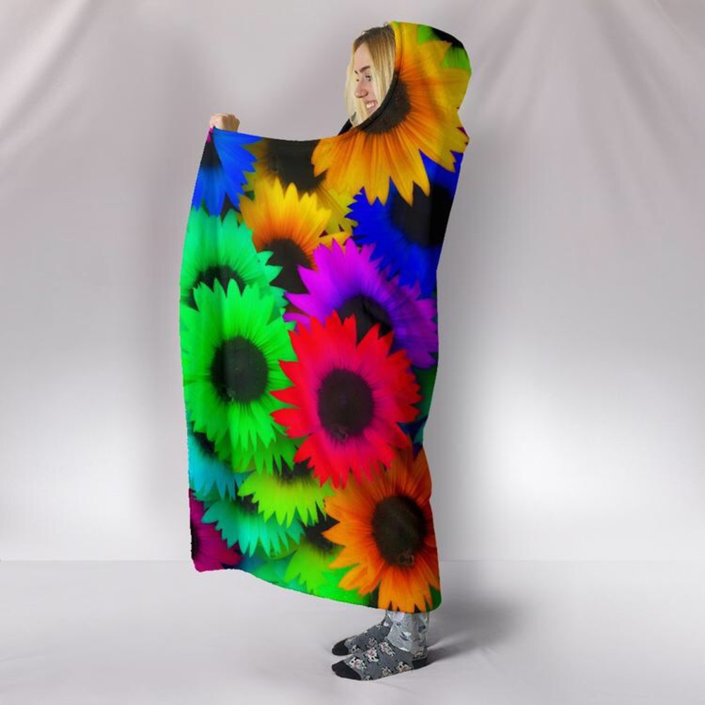 Sunflower Hooded Blanket